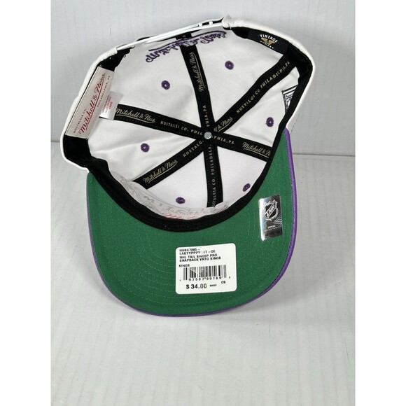 Mitchell & Ness Los Angeles Kings Tail Sweep Pro Vintage Snapback Hat Cap NWT - Picture 5 of 5